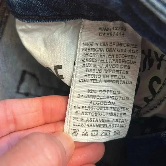 True Religion Jennie Curvy Skinny Distressed Denim Jeans size 26 - Picture 3 of 13